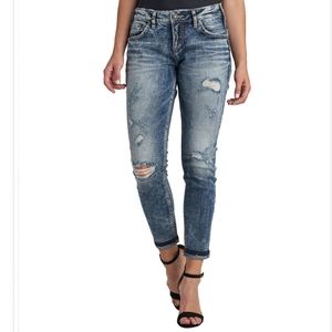Silver Kenni Boyfriend Jeans